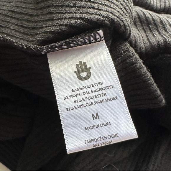 NWOT Spiritual Gangster Ballet Rib Jumpsuit - Black - Size Medium - Picture 8 of 10